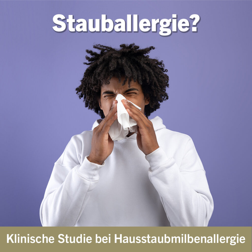 Klinische Studie bei Hausstaubmilbenallergie