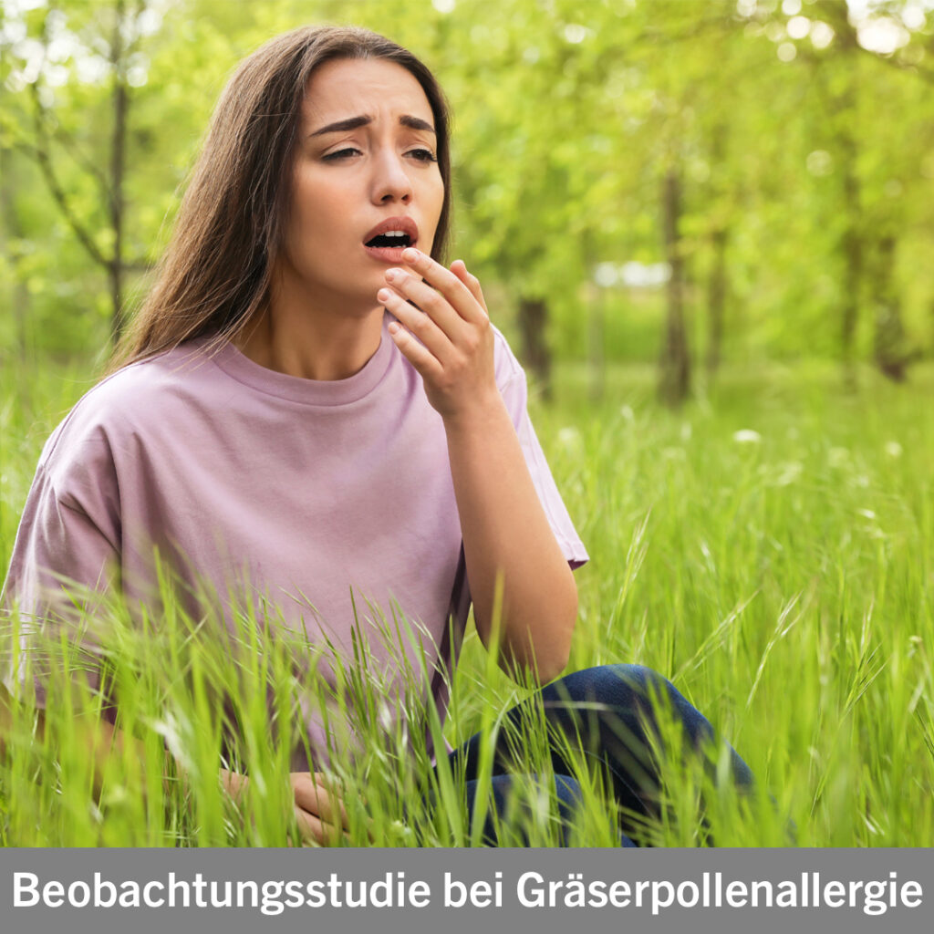 Junge Frau mit Pollenallergie – Teilnahme an Studie möglich